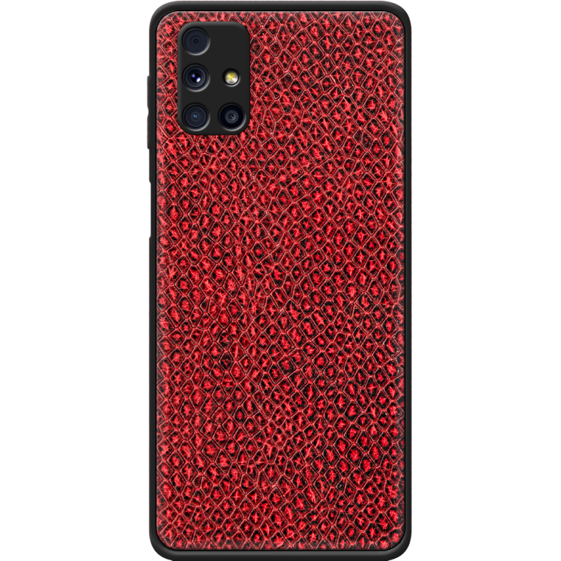 Кожаный чехол Boxface Samsung M317 Galaxy M31s Snake Red