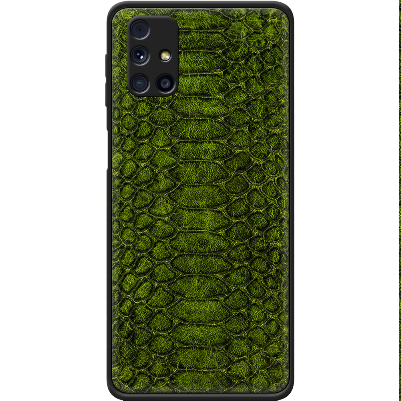 Кожаный чехол Boxface Samsung M317 Galaxy M31s Reptile Forest Green