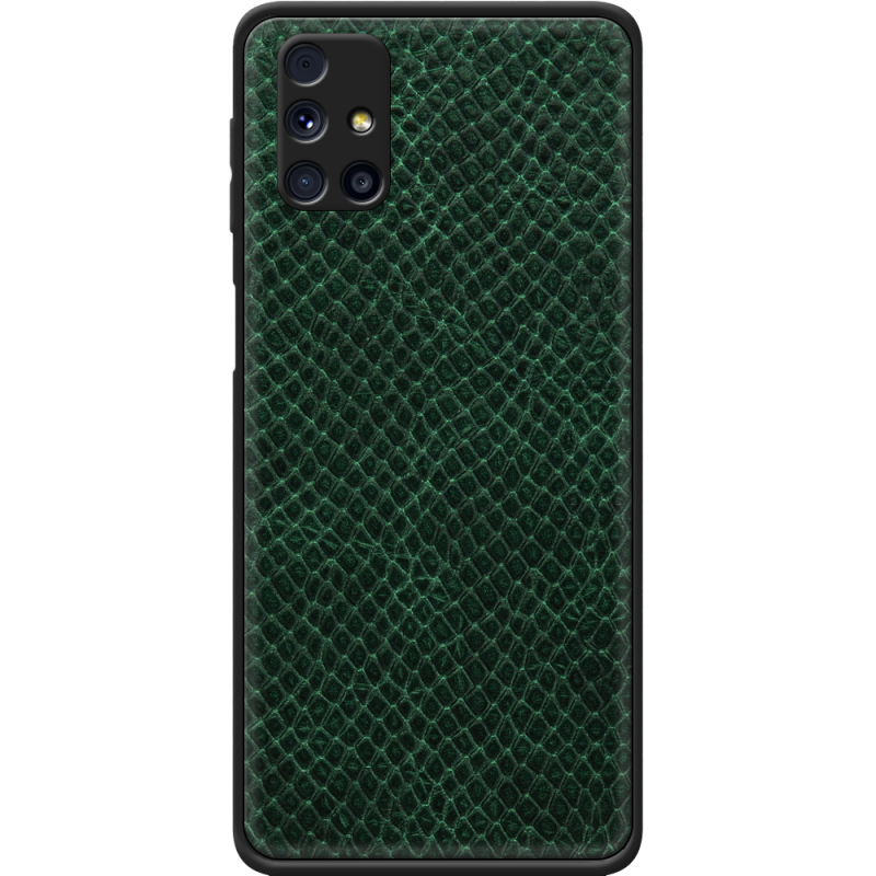 Кожаный чехол Boxface Samsung M317 Galaxy M31s Snake Emerald