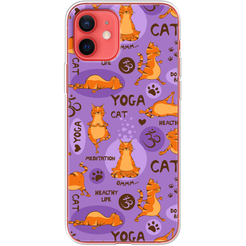Чехол BoxFace Apple iPhone 12 mini Yoga Cat