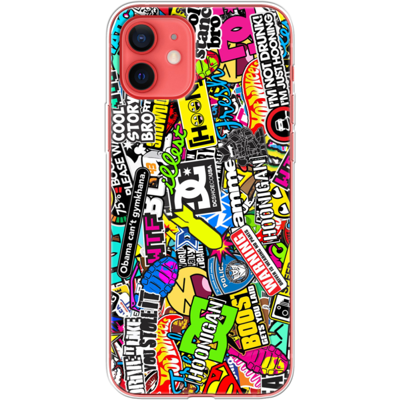Чехол BoxFace Apple iPhone 12 mini Multicolored Inscriptions