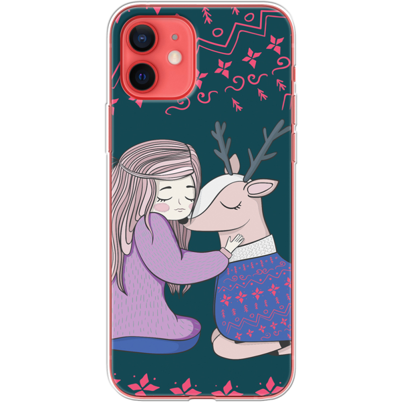 Чехол BoxFace Apple iPhone 12 mini Girl and deer