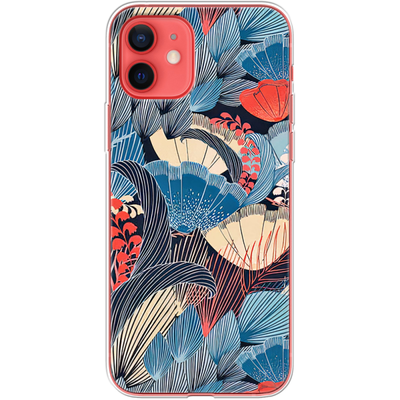 Чехол BoxFace Apple iPhone 12 mini Blue Herb