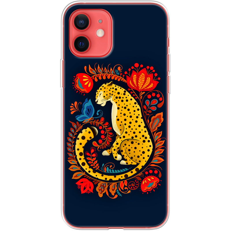 Чехол BoxFace Apple iPhone 12 mini Petrykivka Leopard