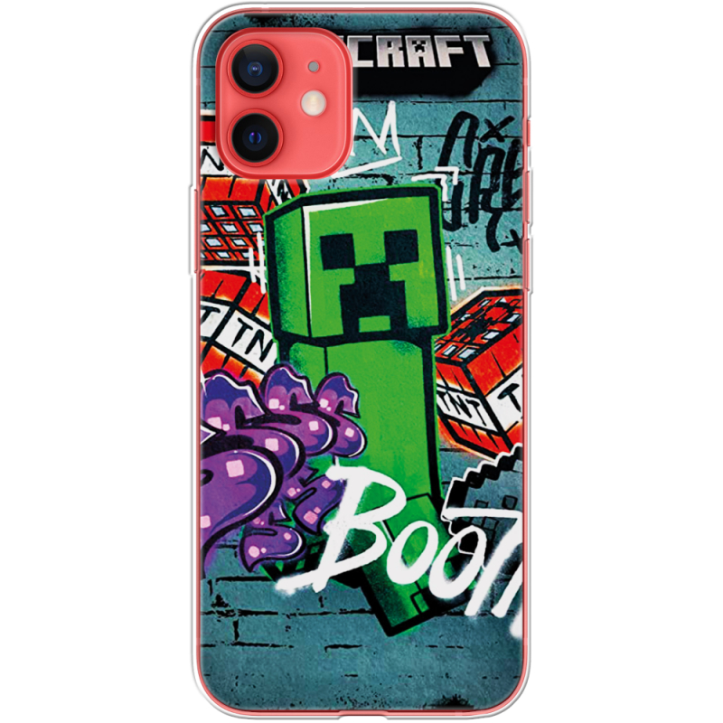 Чехол BoxFace Apple iPhone 12 mini Minecraft Graffiti