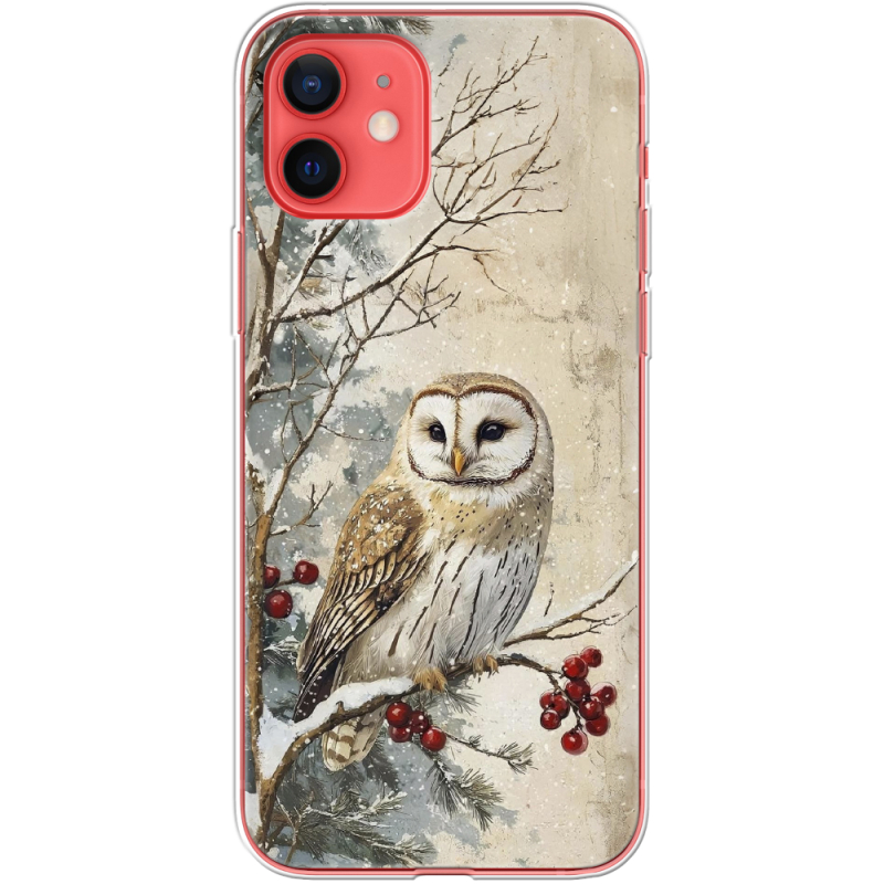 Чехол BoxFace Apple iPhone 12 mini Christmas Owl