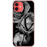 Чехол BoxFace Apple iPhone 12 mini Black and White Roses