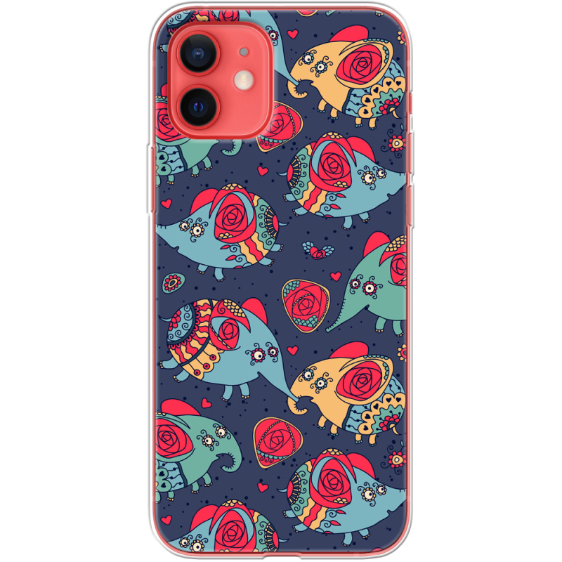 Чехол BoxFace Apple iPhone 12 mini Flying Elephants