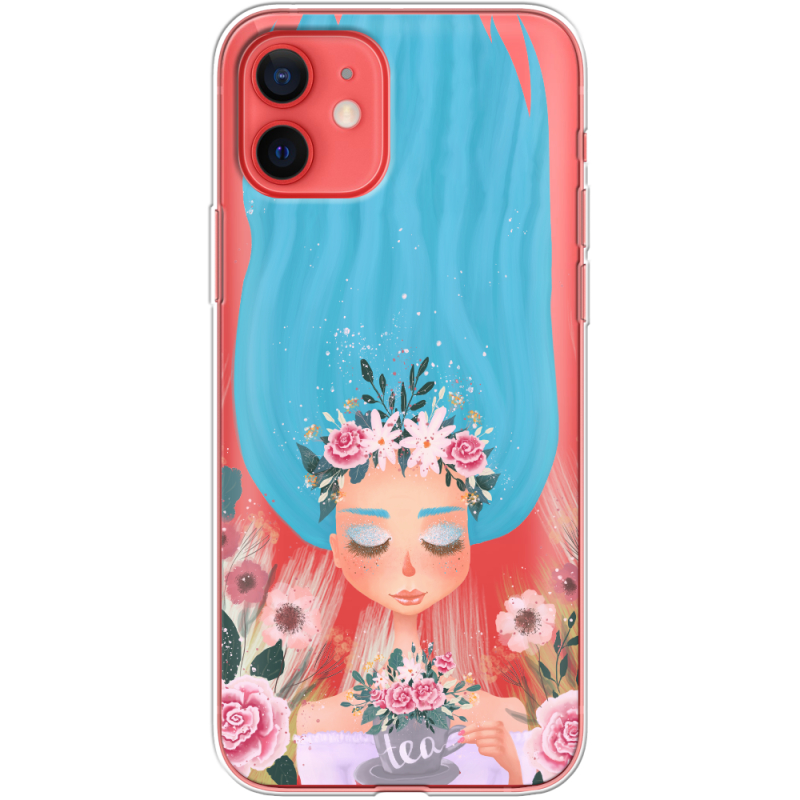 Прозрачный чехол BoxFace Apple iPhone 12 mini Blue Hair