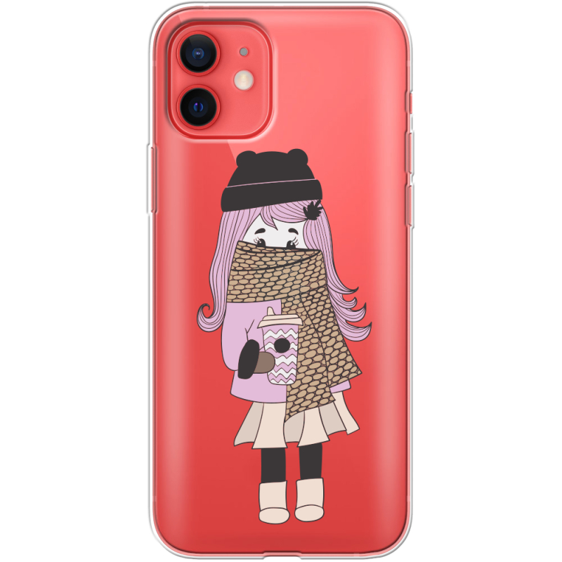 Прозрачный чехол BoxFace Apple iPhone 12 mini Winter Morning Girl