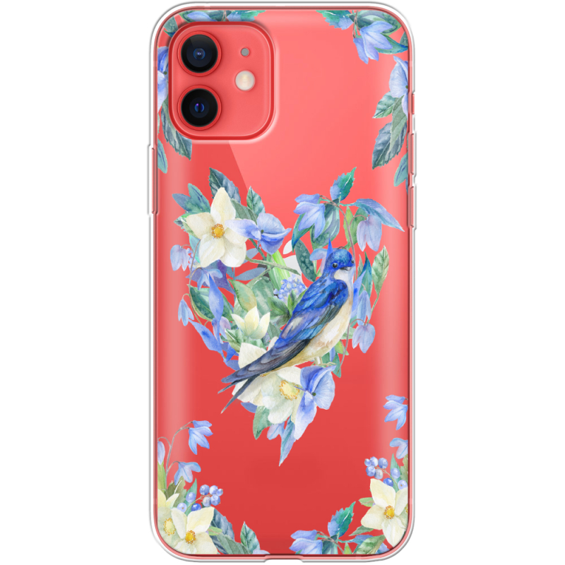 Прозрачный чехол BoxFace Apple iPhone 12 mini Spring Bird