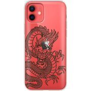 Прозрачный чехол BoxFace Apple iPhone 12 mini Chinese Dragon