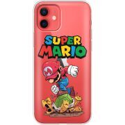 Прозрачный чехол BoxFace Apple iPhone 12 mini Super Mario