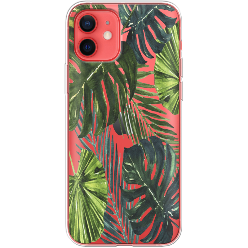 Прозрачный чехол BoxFace Apple iPhone 12 mini Palm Tree