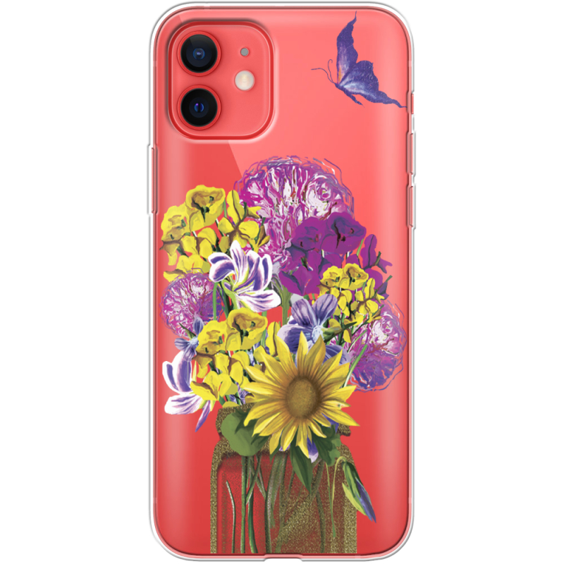 Прозрачный чехол BoxFace Apple iPhone 12 mini My Bouquet