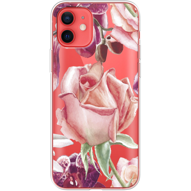 Прозрачный чехол BoxFace Apple iPhone 12 mini Rose