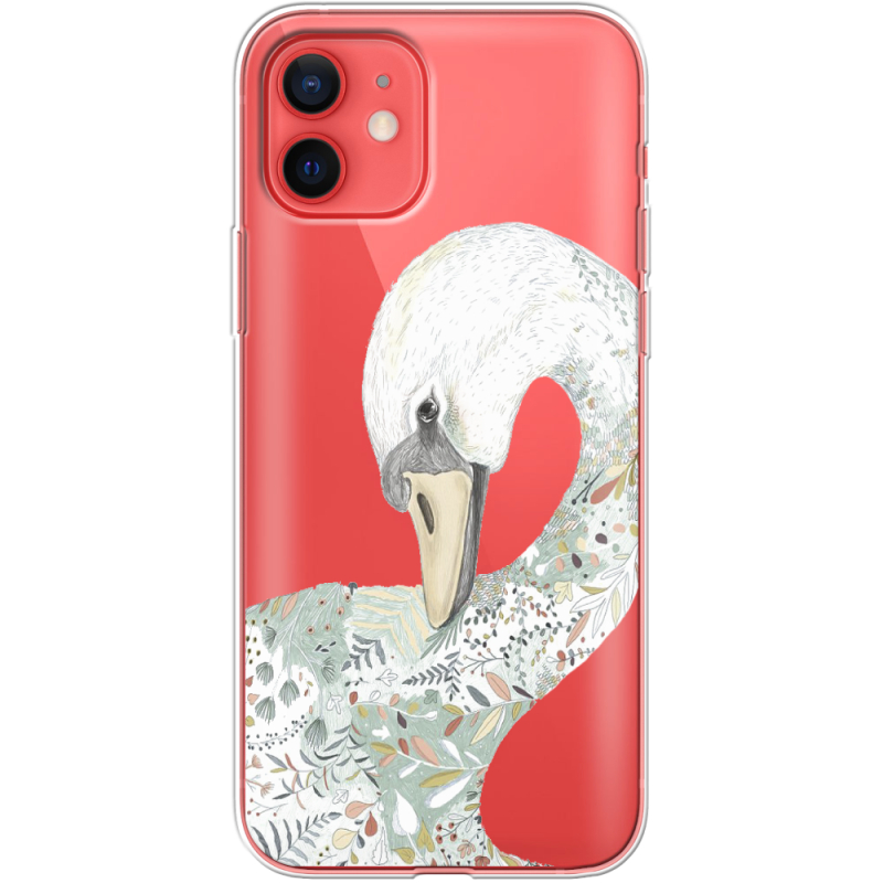 Прозрачный чехол BoxFace Apple iPhone 12 mini Swan