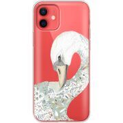 Прозрачный чехол BoxFace Apple iPhone 12 mini Swan