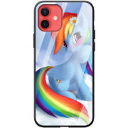 Защитный чехол BoxFace Glossy Panel Apple iPhone 12 mini My Little Pony Rainbow Dash