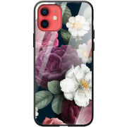 Защитный чехол BoxFace Glossy Panel Apple iPhone 12 mini Peonies