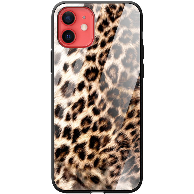 Защитный чехол BoxFace Glossy Panel Apple iPhone 12 mini Leopard Fur