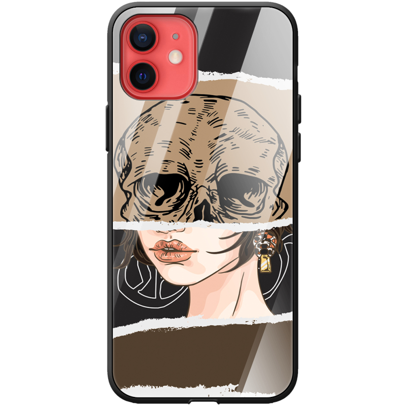Защитный чехол BoxFace Glossy Panel Apple iPhone 12 mini Skull-Girl
