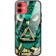Защитный чехол BoxFace Glossy Panel Apple iPhone 12 mini Masonic Owl