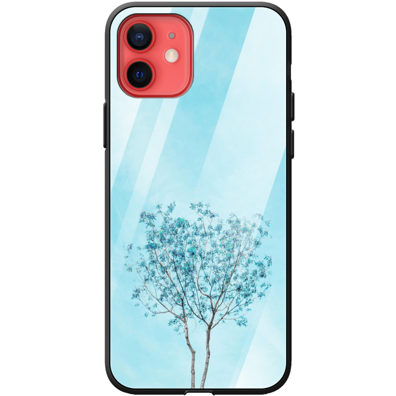 Защитный чехол BoxFace Glossy Panel Apple iPhone 12 mini Blue Tree