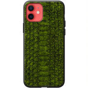 Кожаный чехол Boxface Apple iPhone 12 mini Reptile Forest Green