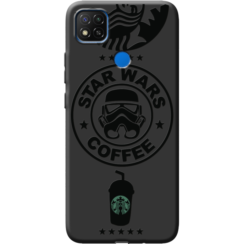 Черный чехол BoxFace Xiaomi Redmi 9C Dark Coffee