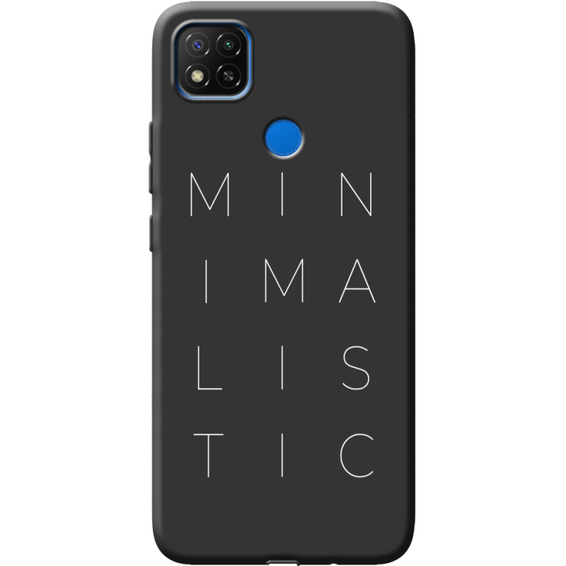 Черный чехол BoxFace Xiaomi Redmi 9C Minimalistic