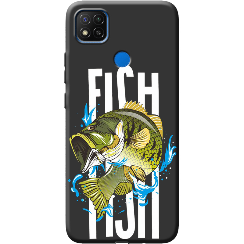 Черный чехол BoxFace Xiaomi Redmi 9C Fish