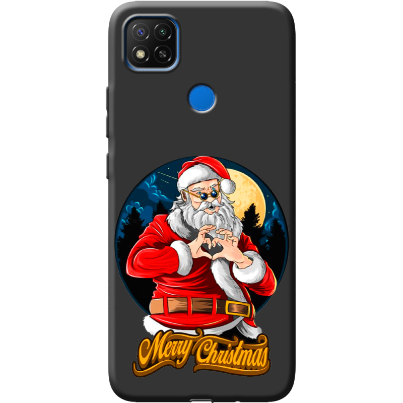 Черный чехол BoxFace Xiaomi Redmi 9C Cool Santa