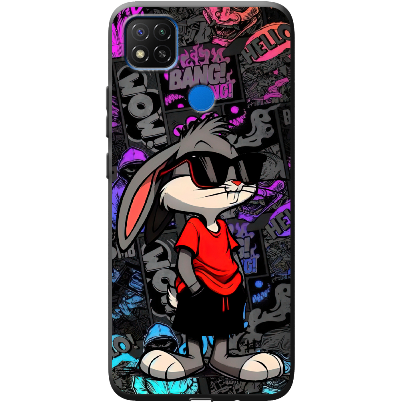 Черный чехол BoxFace Xiaomi Redmi 9C Малий вухань