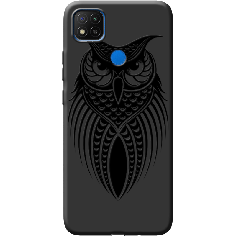Черный чехол BoxFace Xiaomi Redmi 9C Owl