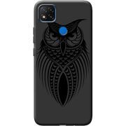 Черный чехол BoxFace Xiaomi Redmi 9C Owl