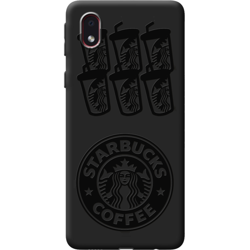 Черный чехол BoxFace Samsung Galaxy A01 Core (A013) Black Coffee