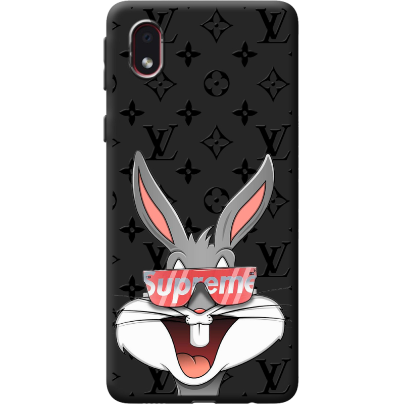 Черный чехол BoxFace Samsung Galaxy A01 Core (A013) looney bunny