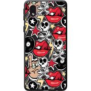 Черный чехол BoxFace Samsung Galaxy A01 Core (A013) Rock Graffiti