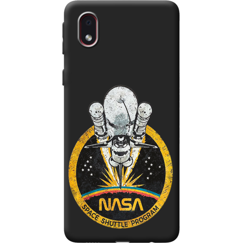 Черный чехол BoxFace Samsung Galaxy A01 Core (A013) NASA Spaceship