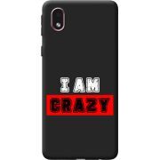Черный чехол BoxFace Samsung Galaxy A01 Core (A013) I'm Crazy