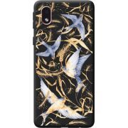 Черный чехол BoxFace Samsung Galaxy A01 Core (A013) Ластівки