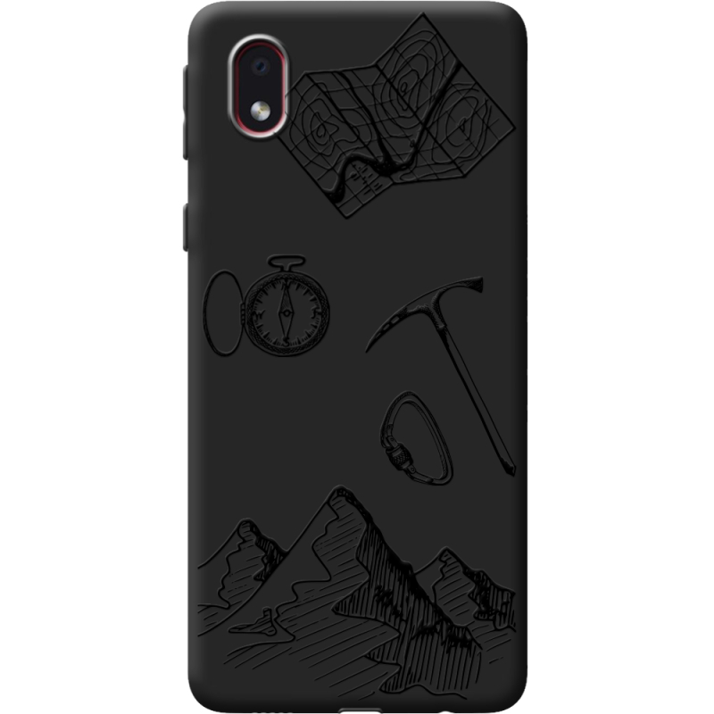 Черный чехол BoxFace Samsung Galaxy A01 Core (A013) Mountains