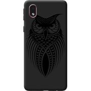 Черный чехол BoxFace Samsung Galaxy A01 Core (A013) Owl