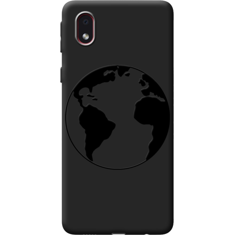 Черный чехол BoxFace Samsung Galaxy A01 Core (A013) Earth