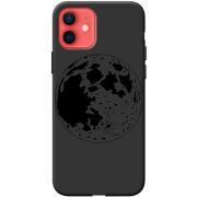 Черный чехол BoxFace Apple iPhone 12 mini Planet