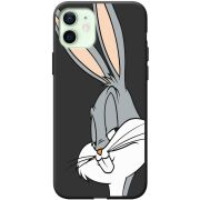 Черный чехол BoxFace Apple iPhone 12 Lucky Rabbit