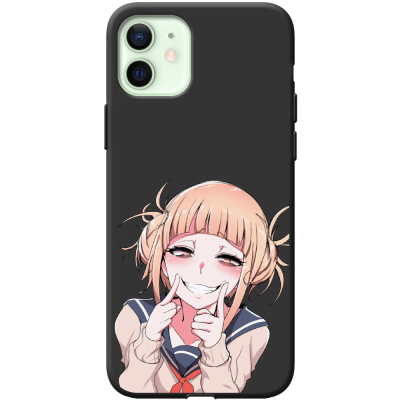 Черный чехол BoxFace Apple iPhone 12 Himiko Toga Smile