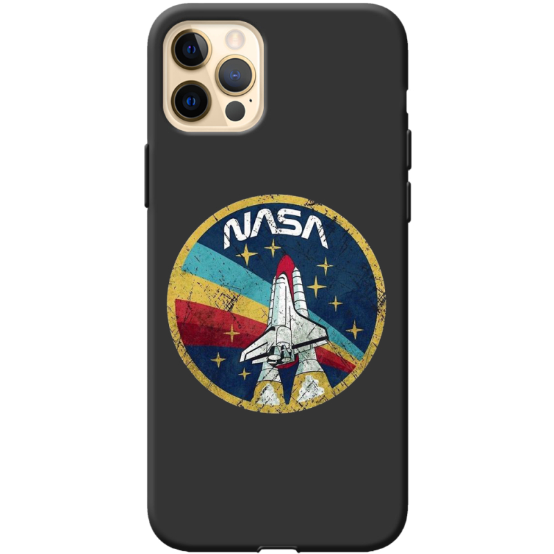 Черный чехол BoxFace Apple iPhone 12 Pro Max NASA