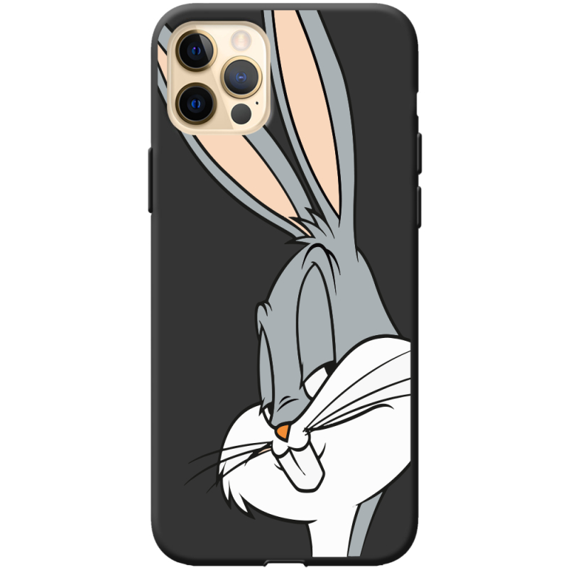 Черный чехол BoxFace Apple iPhone 12 Pro Max Lucky Rabbit